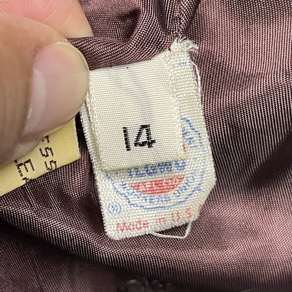 Vintage Jordache Womens Tweed Blazer Size 14 - Picture 6 of 11